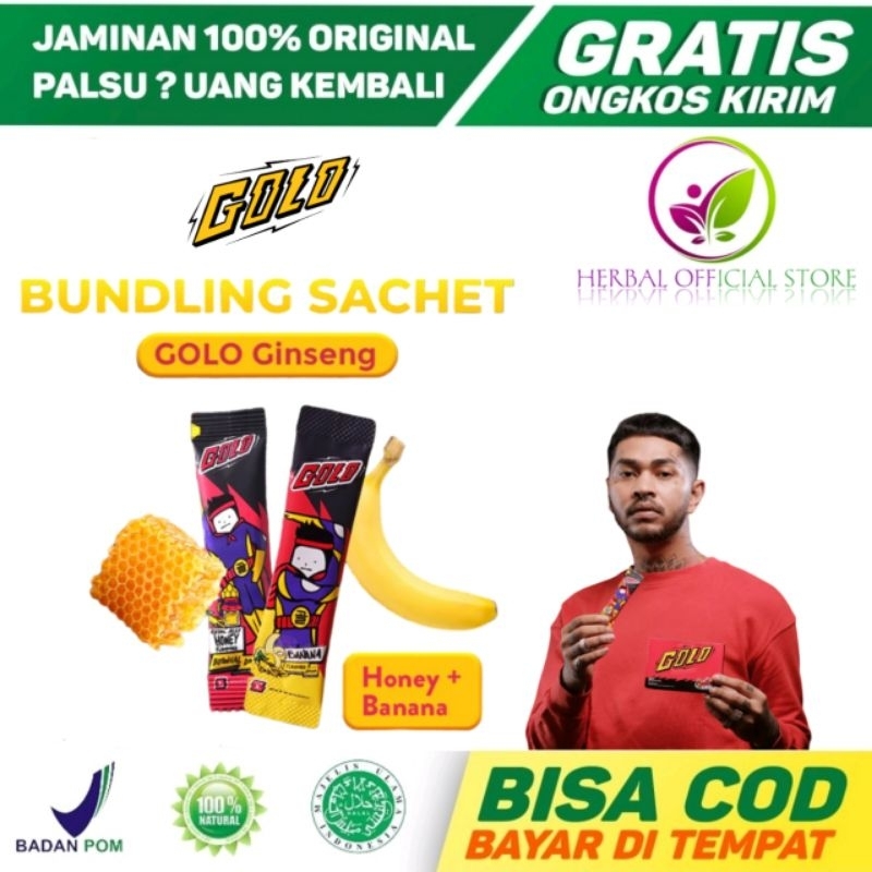 

GOLO Ginseng Honey & Banana - 2 Sachet