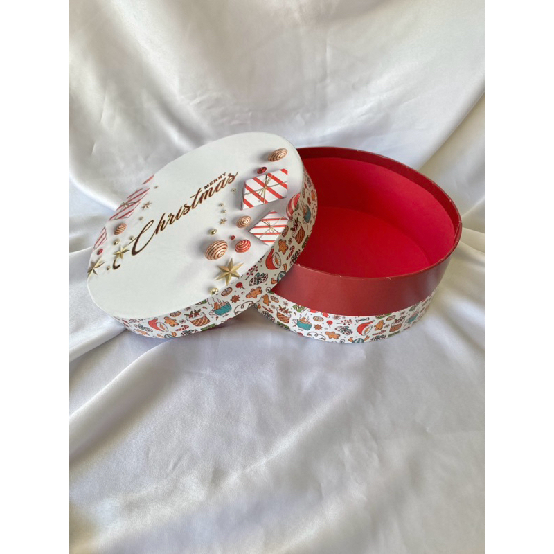 

Bloom Box Bulat Hampers Round Gift Box Printing D20 T10