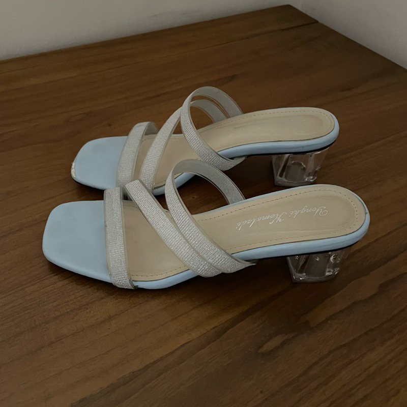 Sandal Wedges Baby Blue Yongki Komaladi