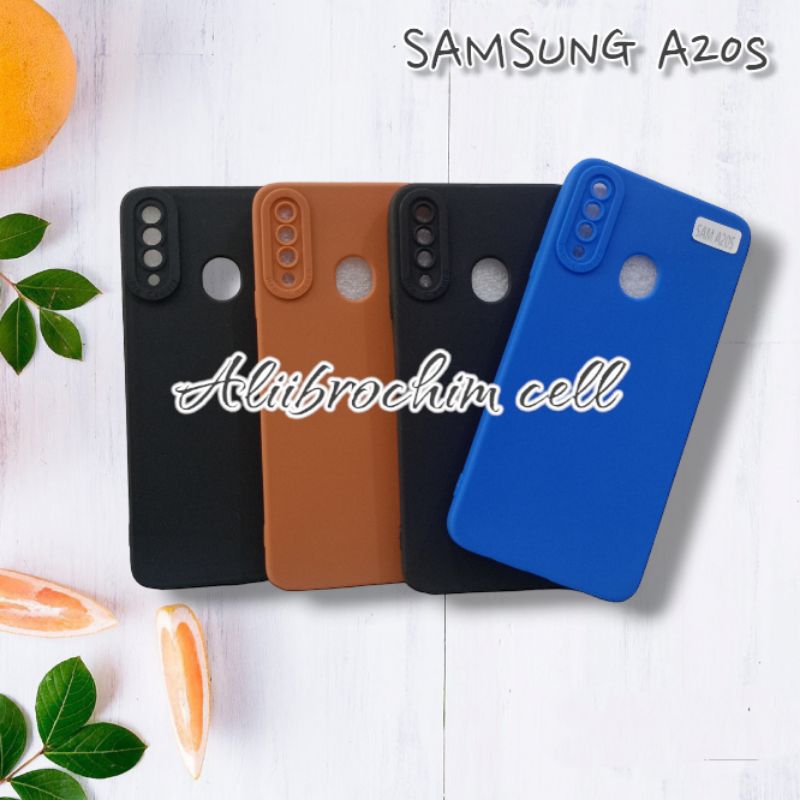 SOFTCASE SAMSUNG A20S SILIKON CASE MACARON PRO CAMERA FULL COLOR 3D ORIGINAL TPU