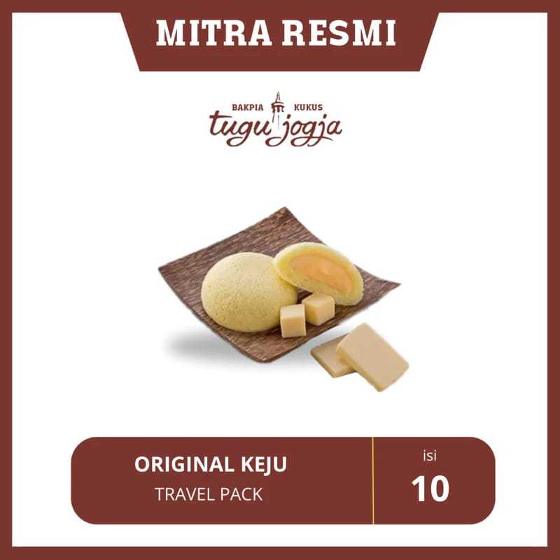 

BAKPIA KUKUS TUGU KEMASAN TRAVEL PACK - ORIGINAL KEJU