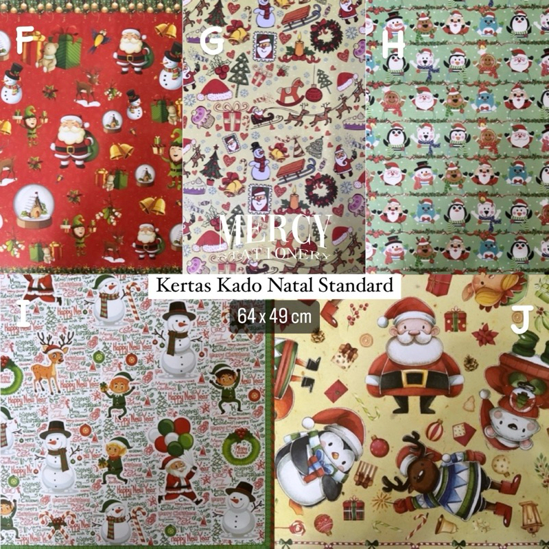 

Kertas Kado Natal Sanwa Doff Sansan Wawa Fancy Wrapping Gift Christmas Hadiah