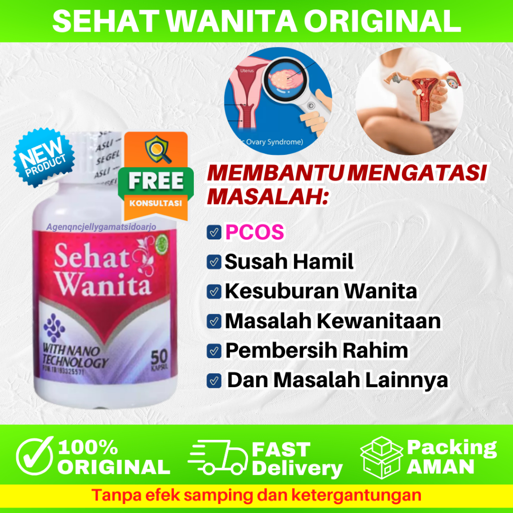 Vitamin Untuk Pcos Obat Gangguan Hormon Penyubur Promil Suplemen Kapsul Penderita PCOS Sehat Wanita 