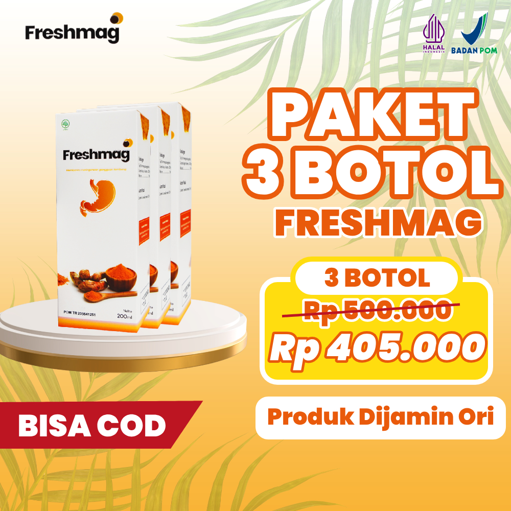 

Freshmag 3 Box Madu Herbal Asli Alami Terapi Asam Lambung Atasi Sakit Maag Akut Kronis Gerd Infeksi Pencernaan Kembung Halal Original MUI BPOM Gratis Ongkir COD Fresh mag Freshmaag