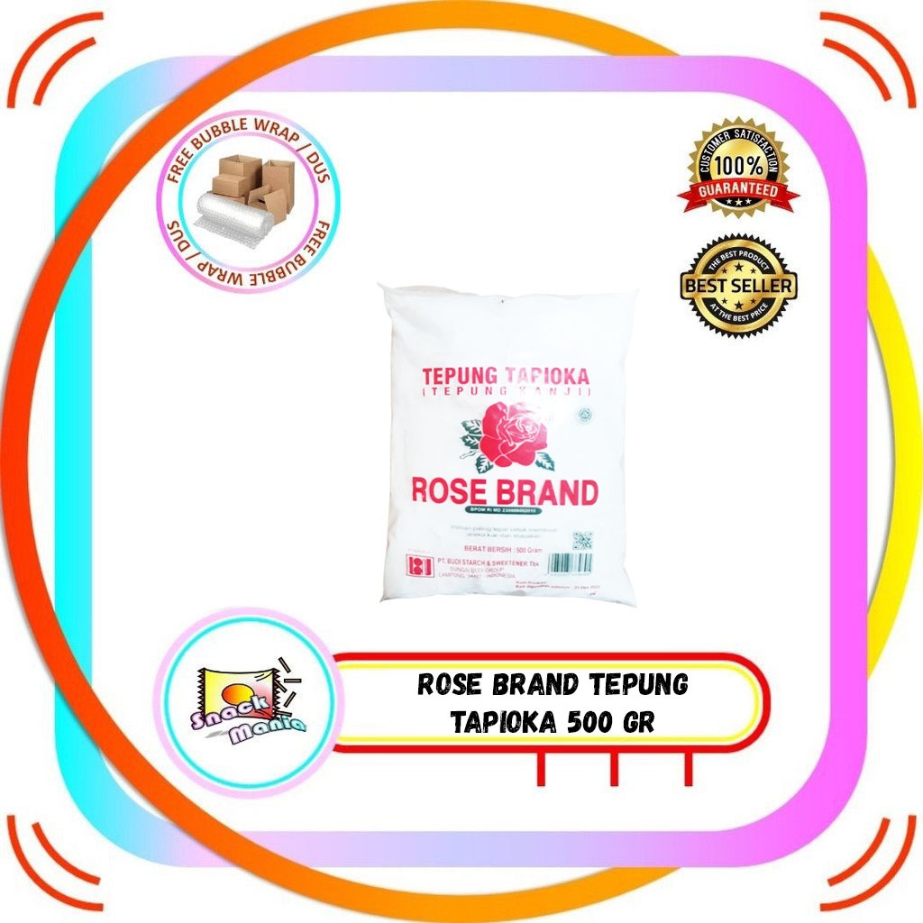 

Rose Brand Tepung Tapioka Tapioca Kanji ~ 500 gram