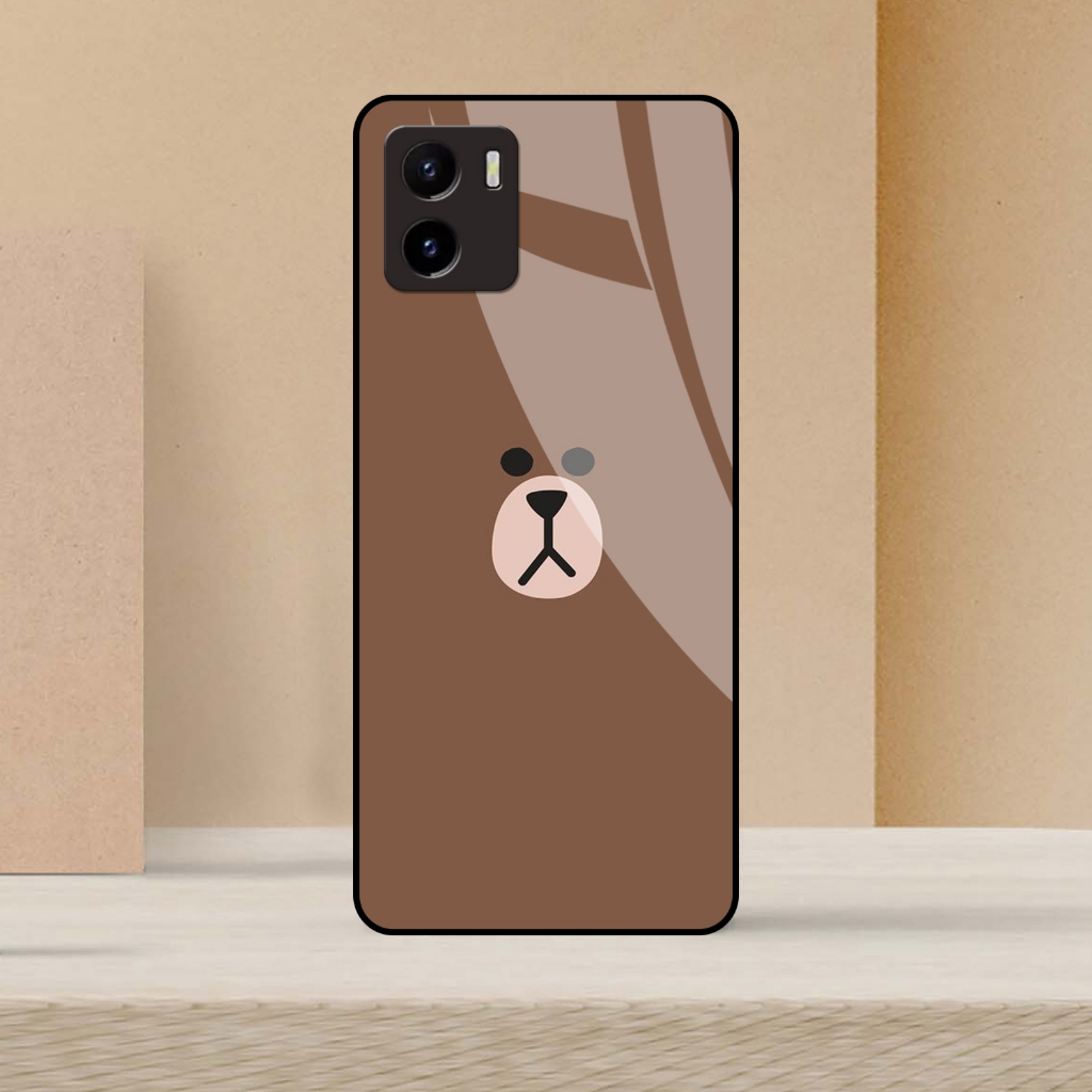 [ LNE ] jasoncellphone Softcase Kaca Kilau VIVO Y15S / VIVO Y01 - Casing Hp - Softcase - Softcase Gl