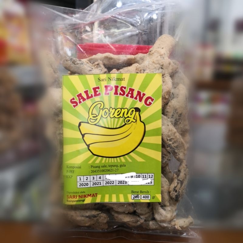 

sale pisang goreng sari nikmat