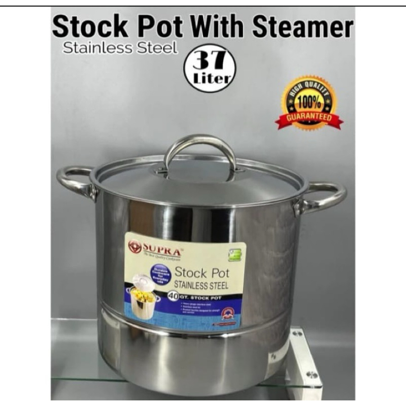 Dandang Supra stainless 40 Qt 37 Lt Supra