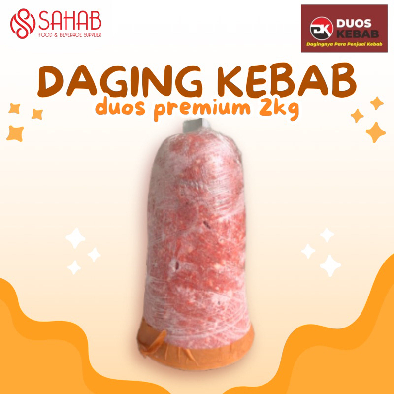 

Daging kebab Premium 2kg/ Daging isian kebab/ Daging Premium 2kg