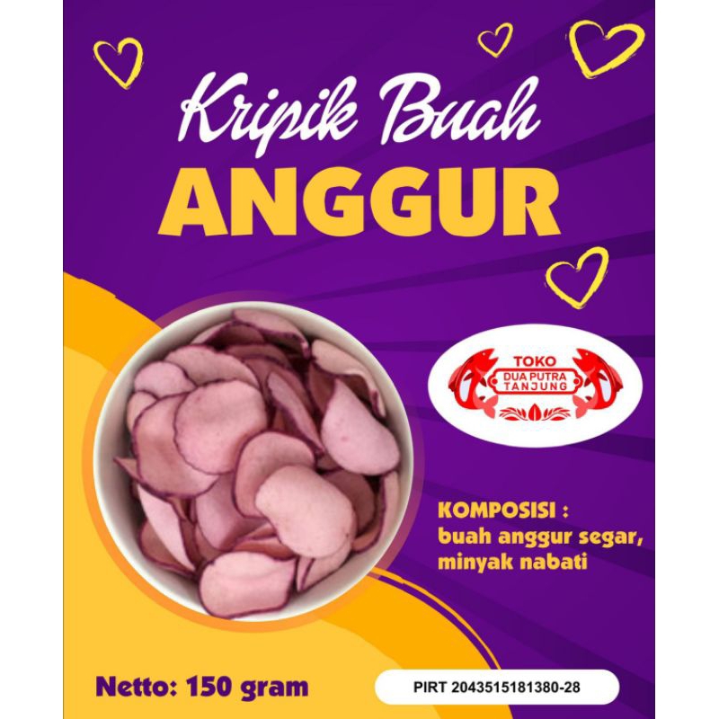 

DUA PUTRA TANJUNG kripik buah anggur l