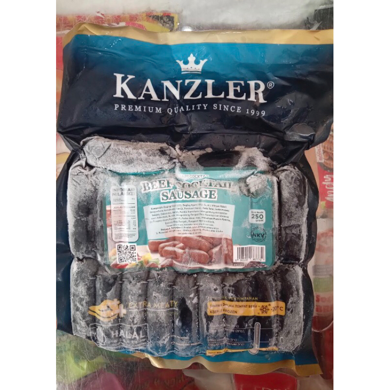 

sosis kanzler beef 250gr/500gr