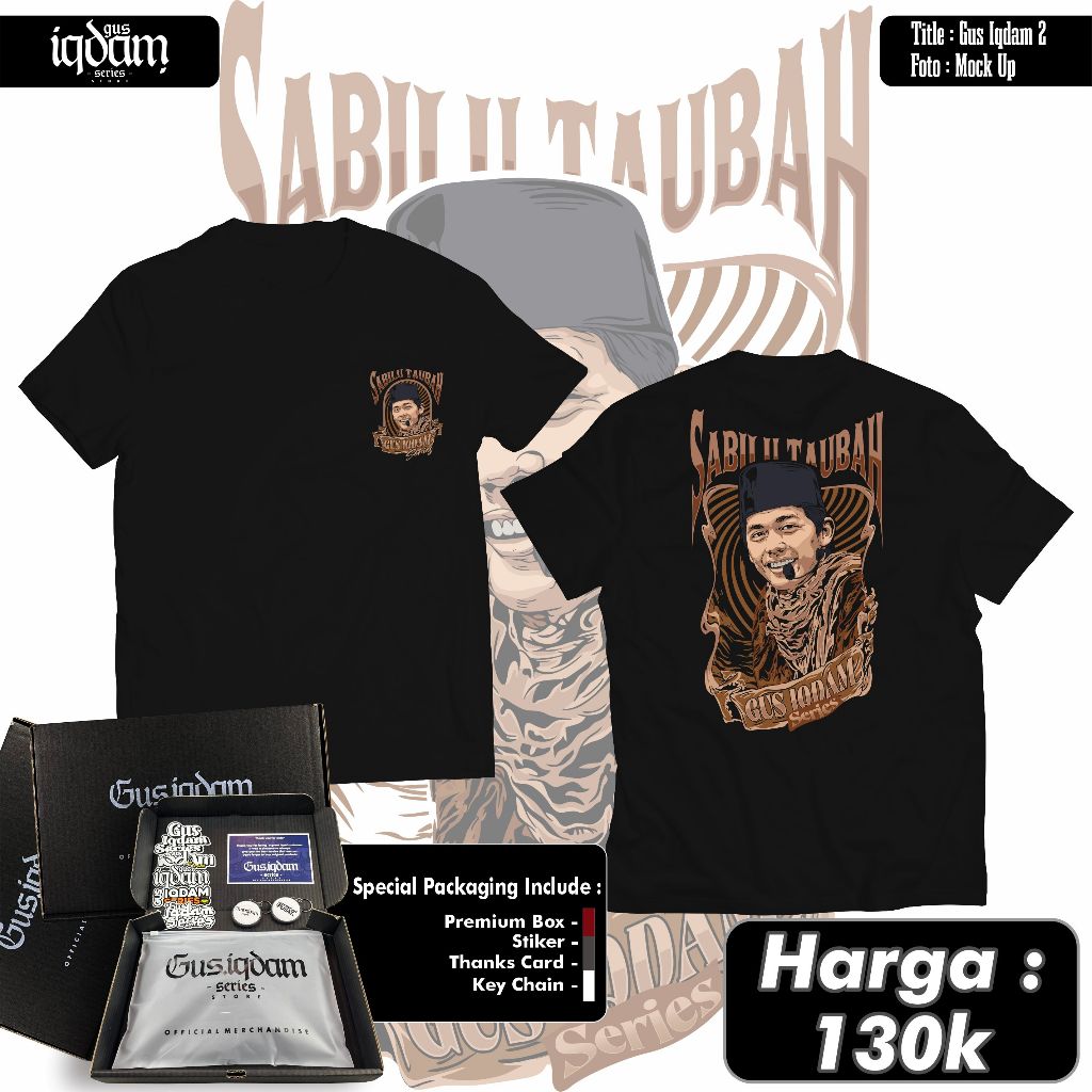 KAOS GUS IQDAM SERIES STORE - GUS IQDAM 2 | KAOS SANTRI | KAOS NUSANTARA | KAOS VIRAL | KAOS MAIYAH 