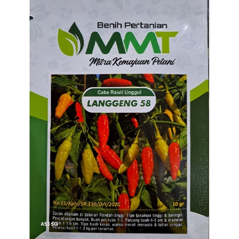 Benih Cabe Rawit LANGGENG 58 Kemasan 10Gr Produksi MMT