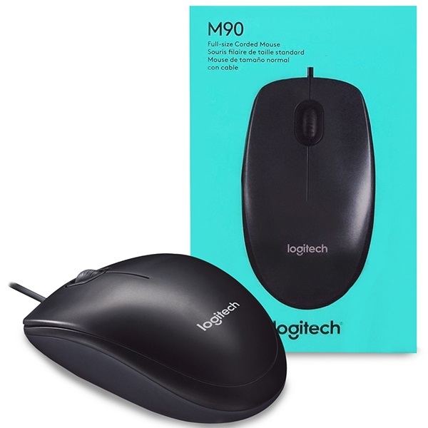 Mouse LOGITECH M90 Original Wired Mouse M90 Logitech Optical Mouse USB Logitech M90