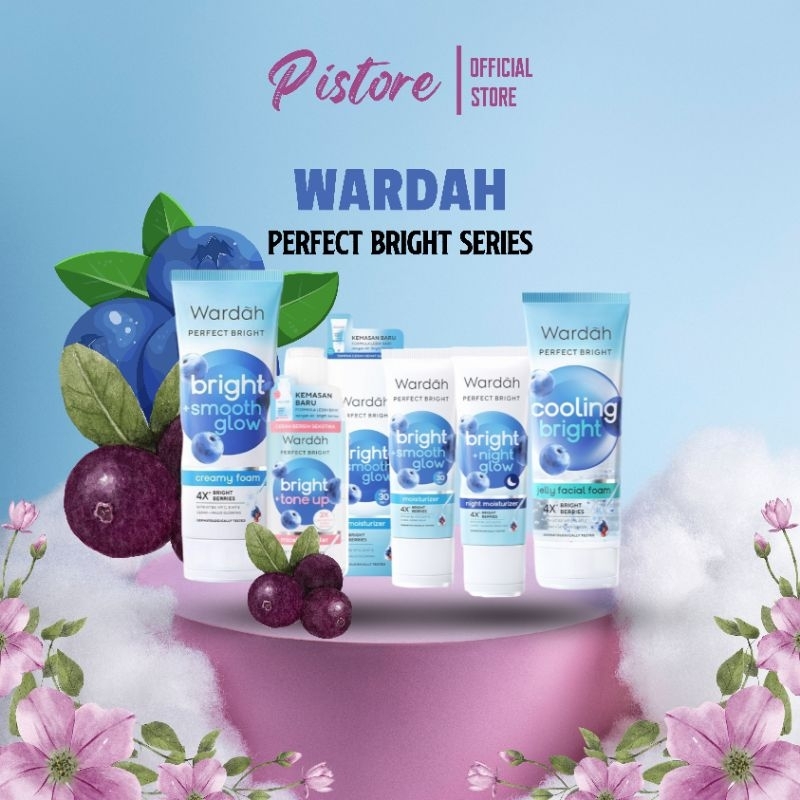 WARDAH Perfect Bright SERIES Facial Foam/Moisturizer/ Tone Up Micellar Water