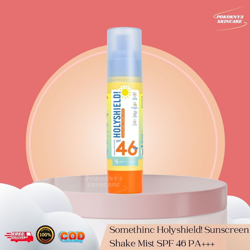Somethinc Holyshield Sunscreen Shake Mist SPF 46 PA+++ 50ml - Sunscreen Spray 50 ml
