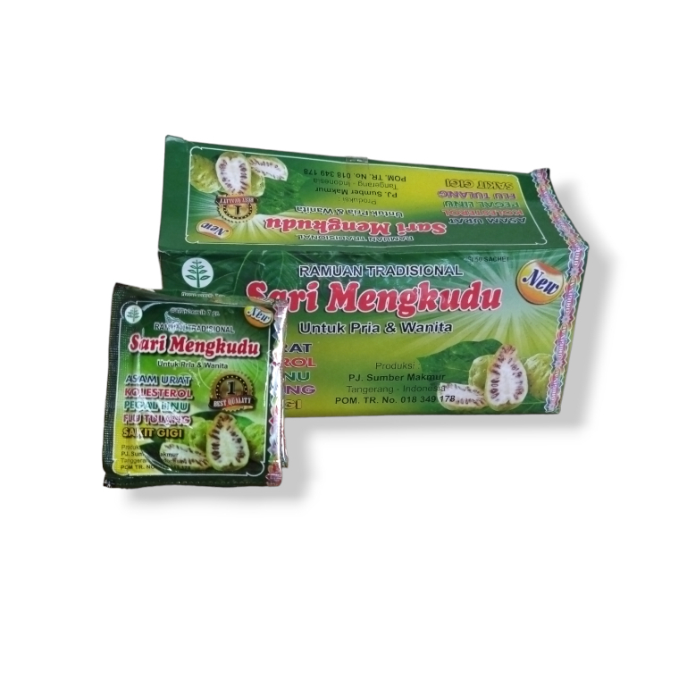 

serbuk sari mengkudu isi 10 sache