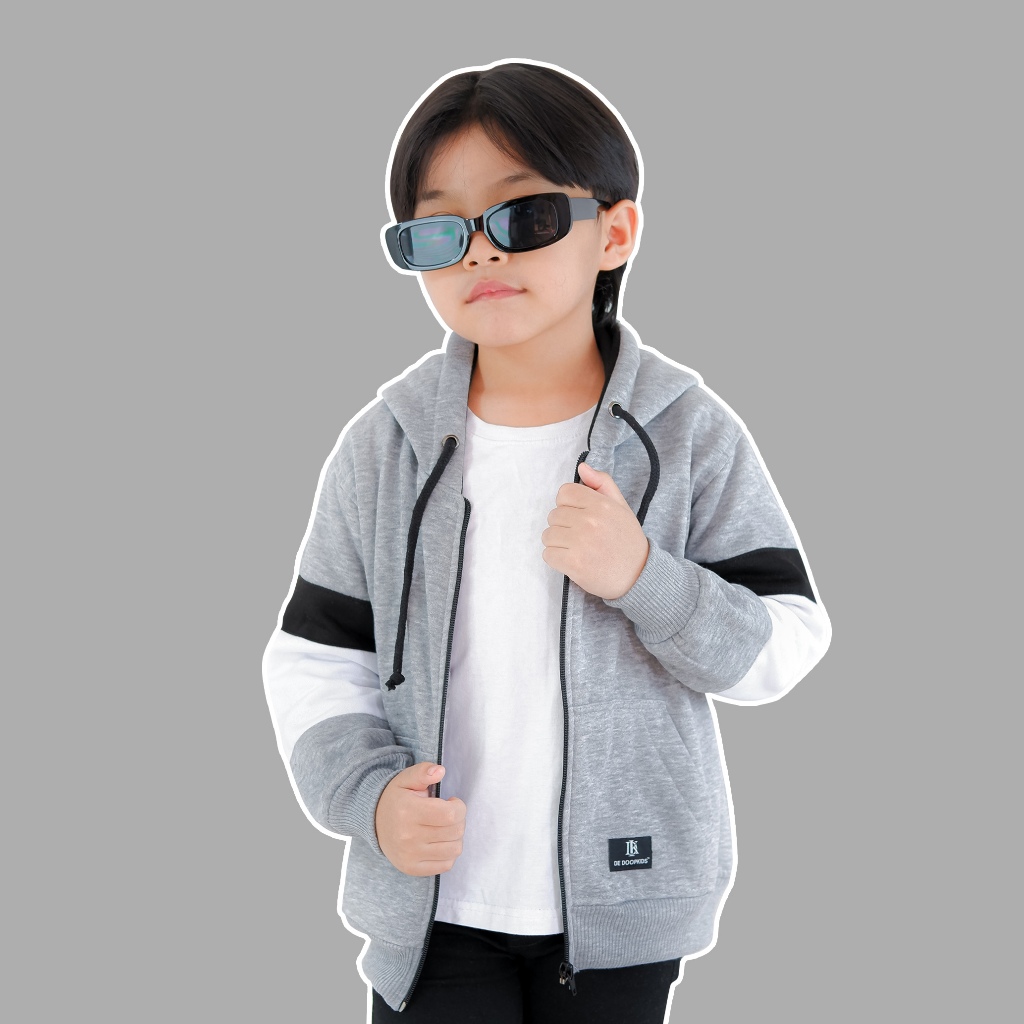 Jaket Hoodie Zipper Anak Anak & Dewasa / Sweater Couple Anak & Dewasa