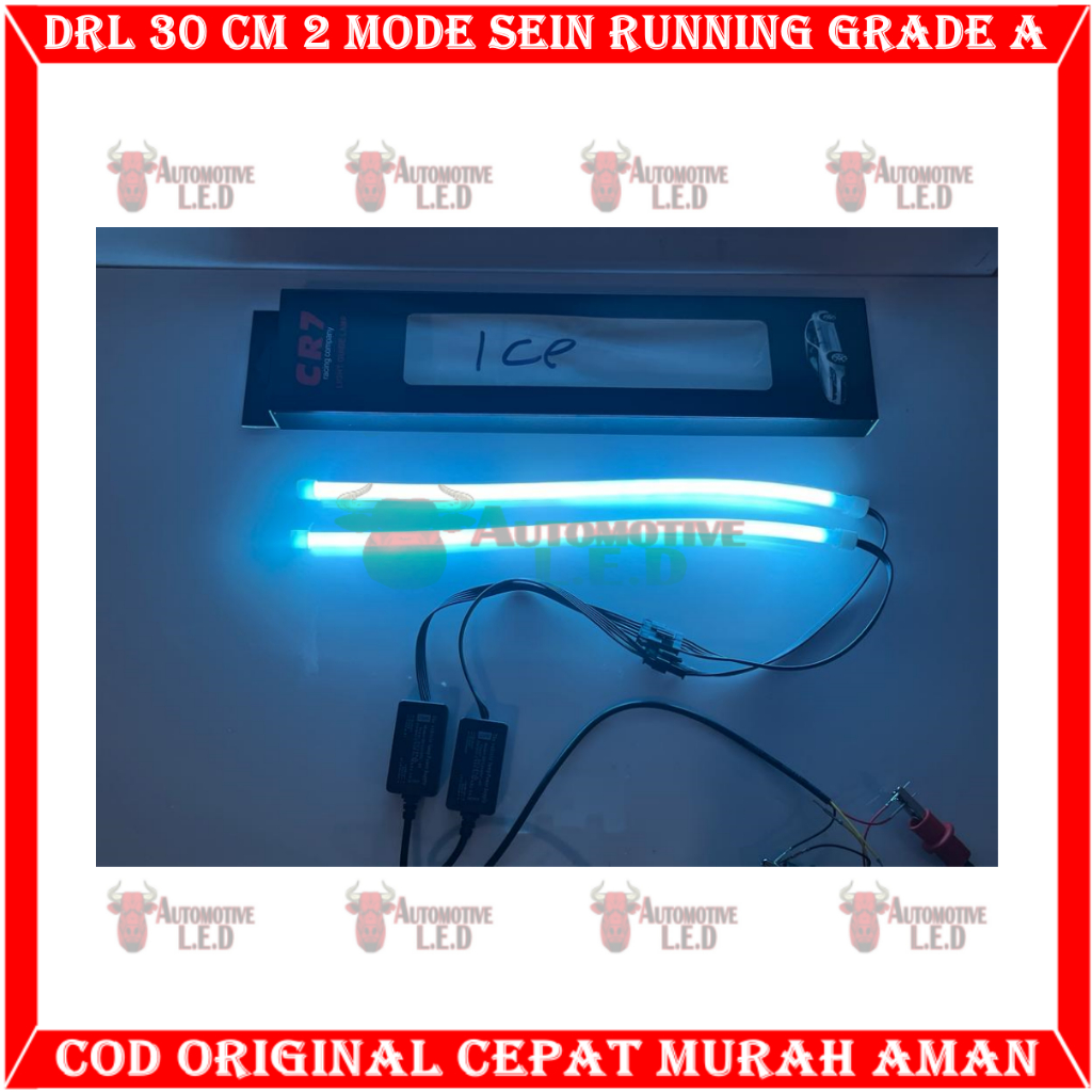 ORIGINAL ALIS SEIN RUNNING DRL FLEKSBIEL RUNNING 30 CM 2 MODE RUNNING SEN | DRL GRADE A SEN RUNNING CR7