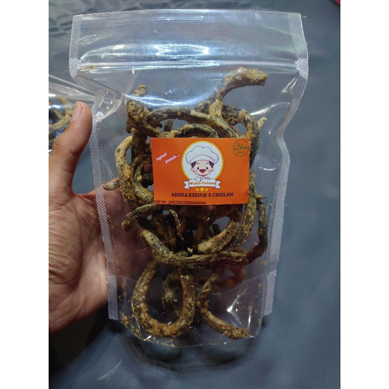 

kripik belut spesial khas salatiga 100Gram [Khas Rawa Pening]