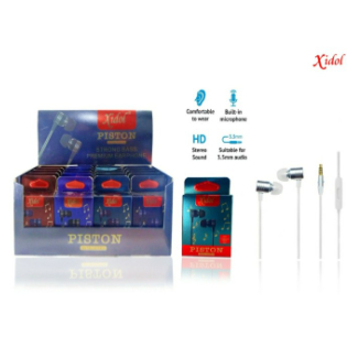 HANDSFREE HEADSET EARPHONE XIDOL METAL SERIES STRONG BASS