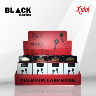 HANDSFREE HEADSET EARPHONE XIDOL BLACK SERIES PREMIUM EARPHONE