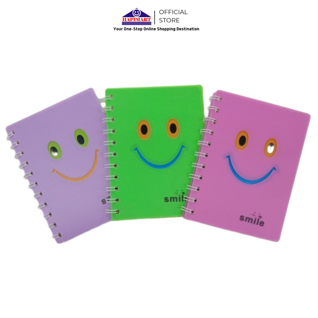 

Buku Tulis Catatan Karakter Smile Notebook Hard Cover Note Pad