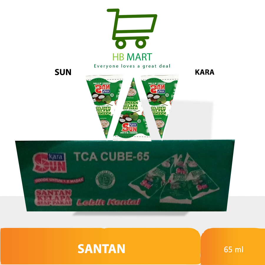 

Santan Kelapa SUNKARA 65ml x 36pcs (1 DUS) Sun Kara 65 ml