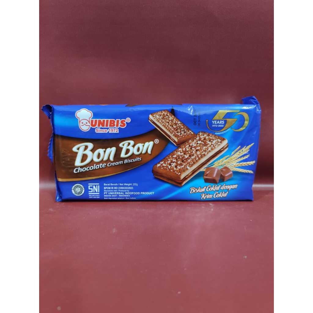 

Unibis Bon Bon Chocolate Cream Biscuits 200gr