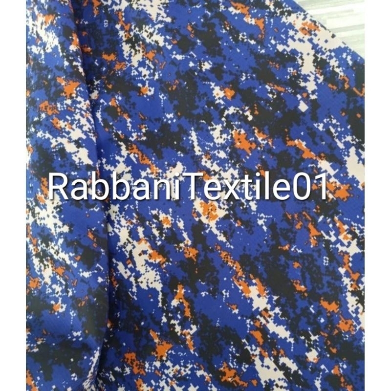 bahan kain Loreng Ripstop polairud Ripstop polair