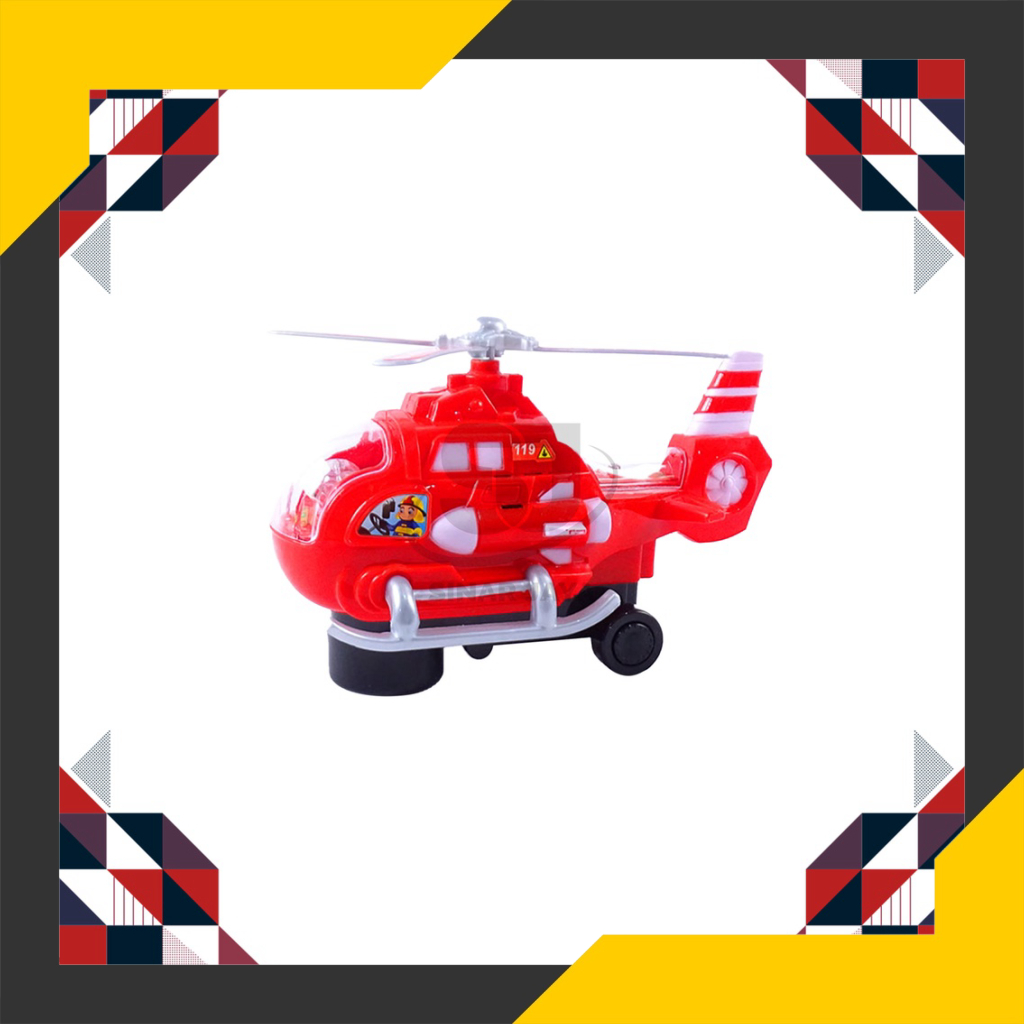 Promo Mainan Helicopter / Mainan Elc Fire Helicopter Berkualitas
