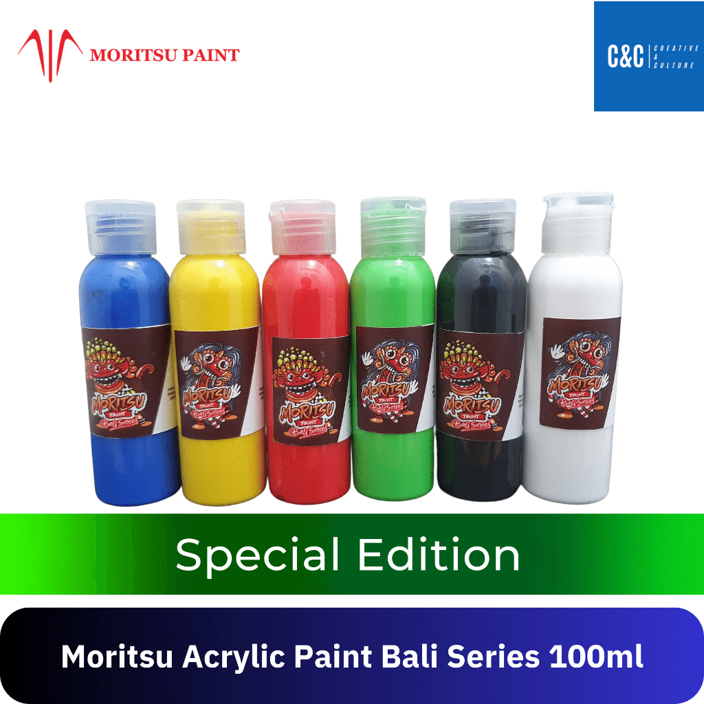 

Cat Akrilik Moritsu Acrylic Paint Bali Series 100ml - Moritsu Bali Series Premium Acrylic Paint