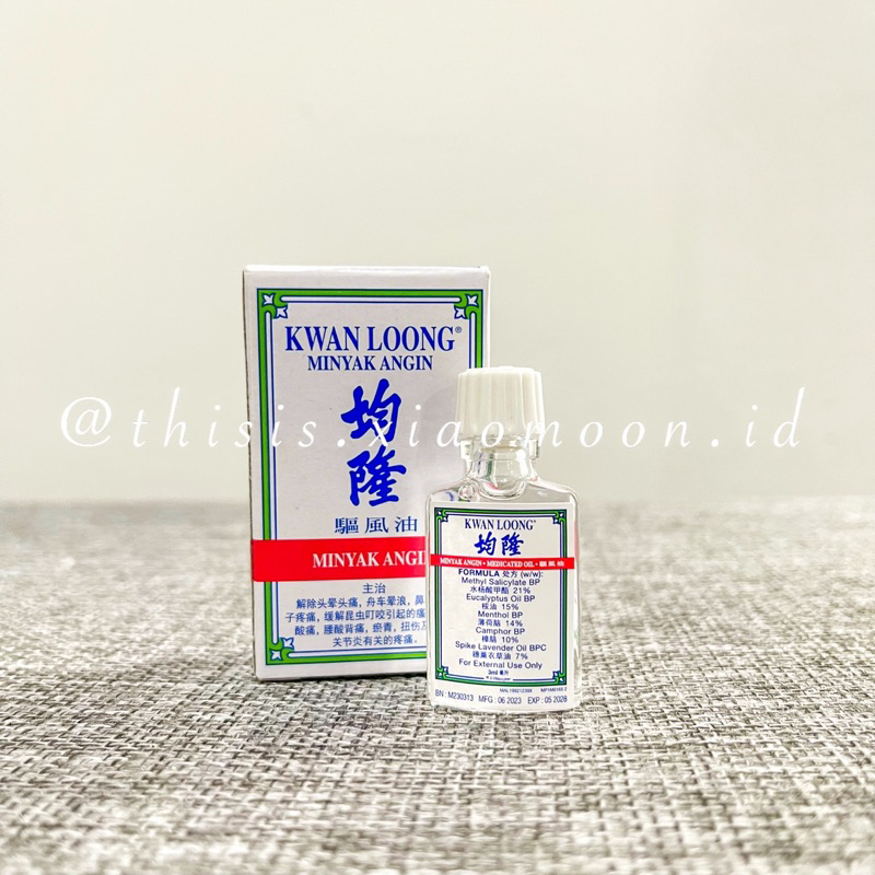 (READY JKT) Mini KWAN LONG Minyak angin import malaysia