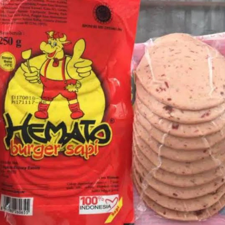 

TIPE JYM387 hemato burger sapi 250 gr