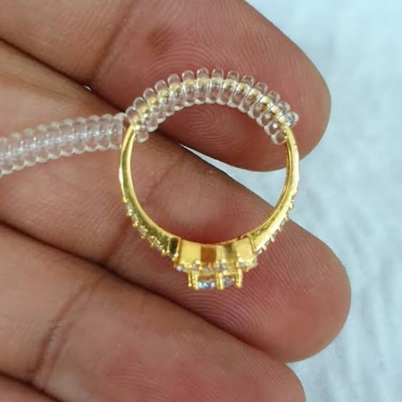 pengganjal cincin kebesaran spiral ring adjuster solusi ganjal cincin besar