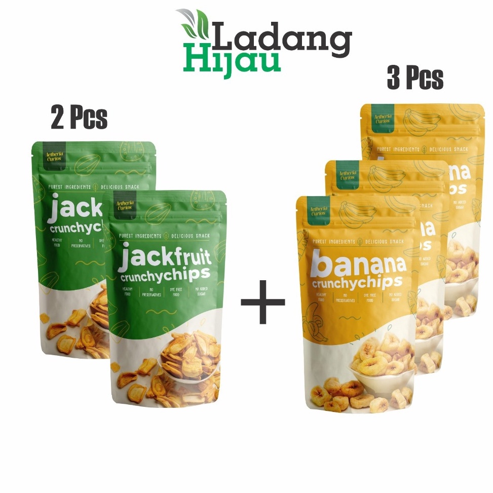 

Keripik Buah / Keripik Buah Nangka (2 pcs) + Keripik Buah Pisang (3 pcs) ➢Terkini