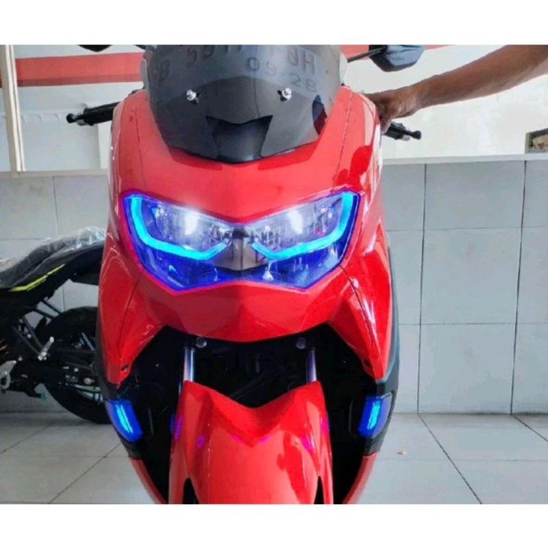 Nemo Lampu Alis Depan Nmax New Plus Frame Alis Nmax Lampu Depan Nmax 2020 2021 2022 2023 variasi lam
