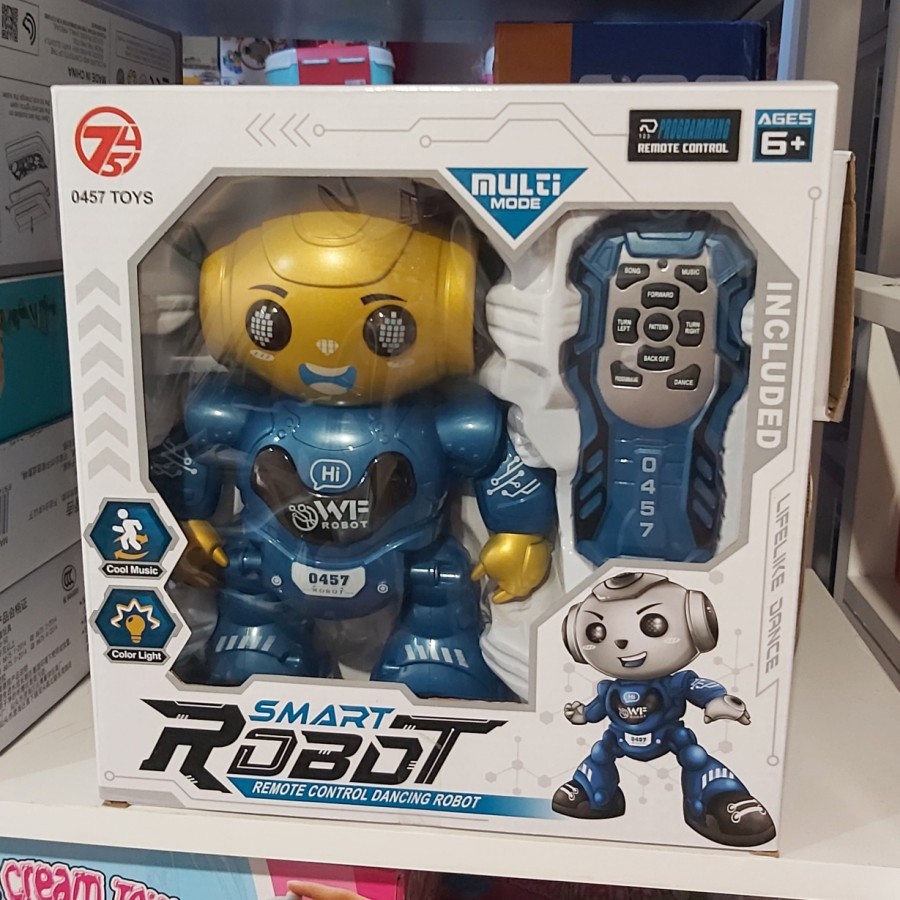 Mainan Robot Pintar Ada Musik Dan Lampu Smart Robot