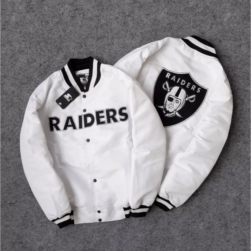 Jaket varsity raiders - Jaket varsity New unisex full tag label