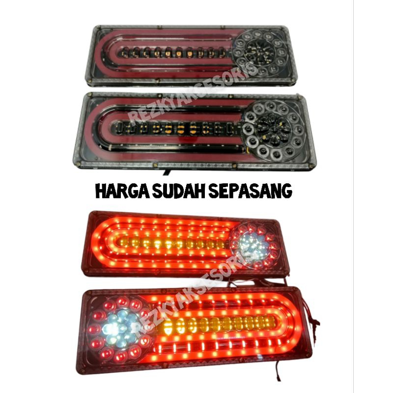 STOPLAMP TRUK VARIASI BELAKANG 12-24 VOLT 2402