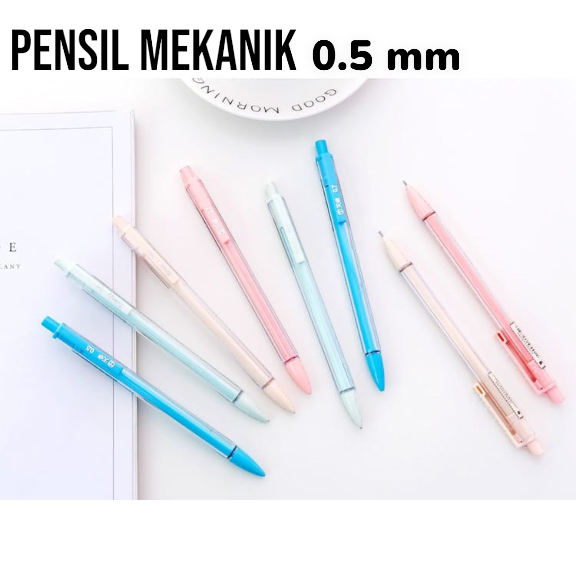 

Pensil Mekanik 0.5 mm tipis Otomatis Bentuk Hexagonal Ukuran 0.5mm Pensil Mekanik Warna Transparan Simple Untuk Stationery Sekolah
