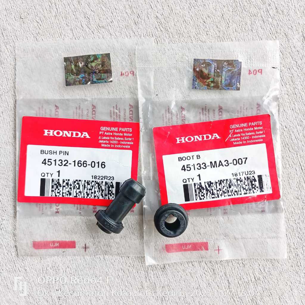 Boot Bush Pin - Karet-Usus Kaliper-Cakram Supra-X Supra-Fit Kirana-Karisma Supra-X 125 Revo-Blade Cu