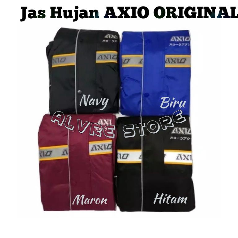 LARIS MANIS JAS HUJAN AXIO SILVER SERIES 882-A ORIGINAL MANTEL HUJAN JAKET CELANA AXIO ORIGINAL 100%
