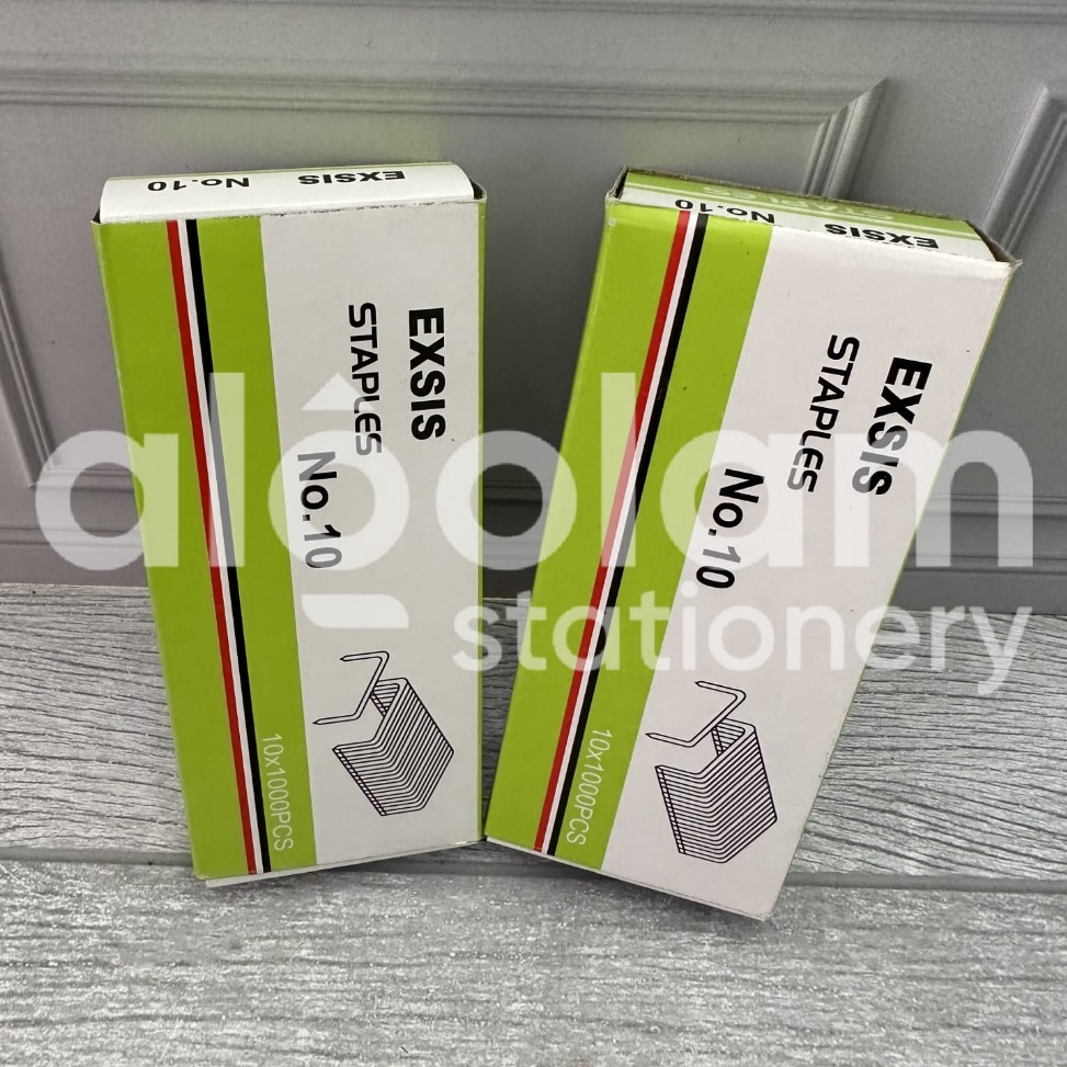 

LK77 SATU PACK ( 10 BOX KECIL ) Isi Staples Kecil No. 10 Murah Baru