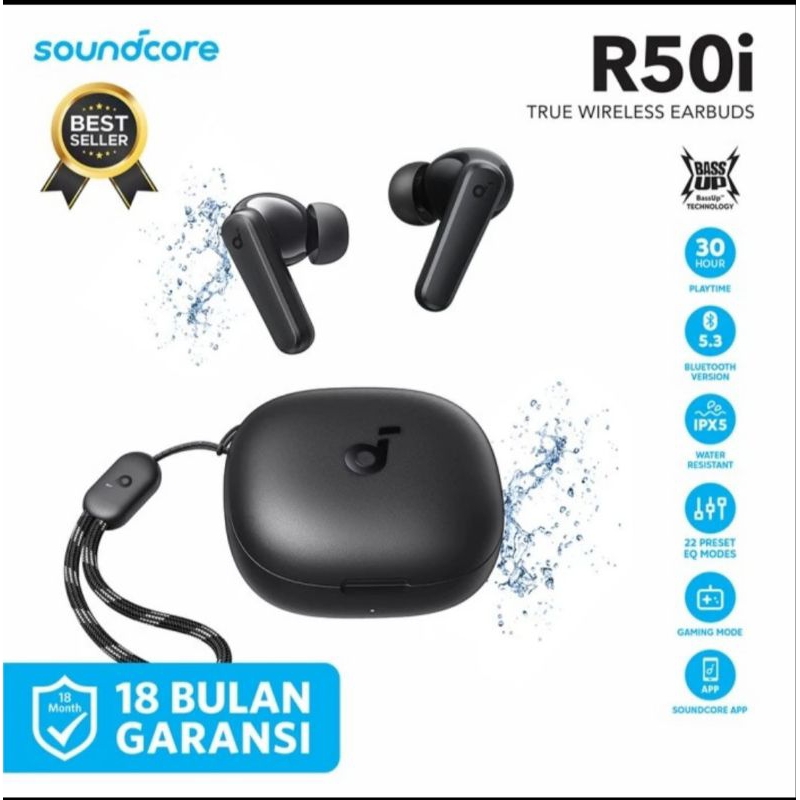 ANKER SOUNDCORE R50I - A3949 HITAM