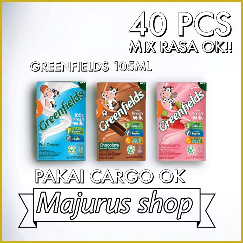 

CARGO-Susu uht Greenfields 105ml - [1 Dus/40 pcs]