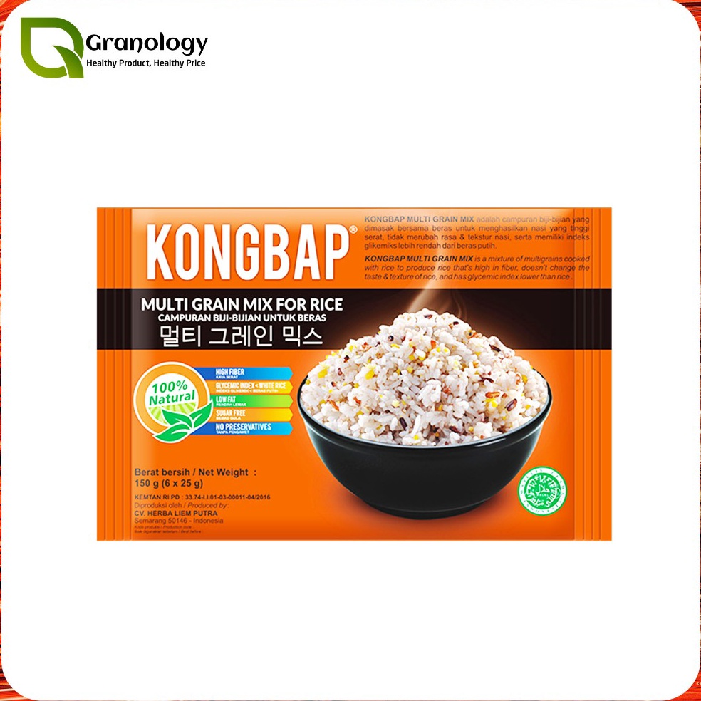 

modelTipe TYE255 Kongbap Multi Grain Mix Original 150 gram
