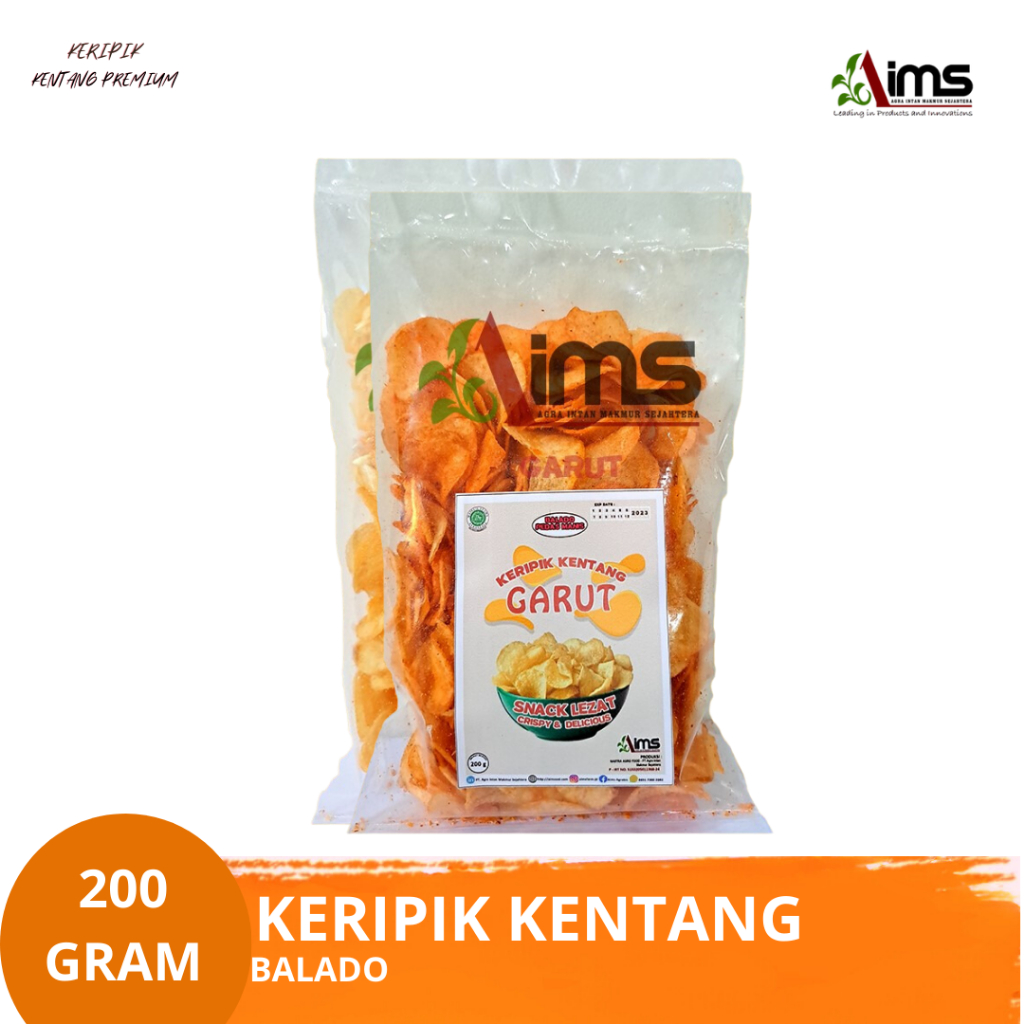 

Keripik Kentang Rasa Balado