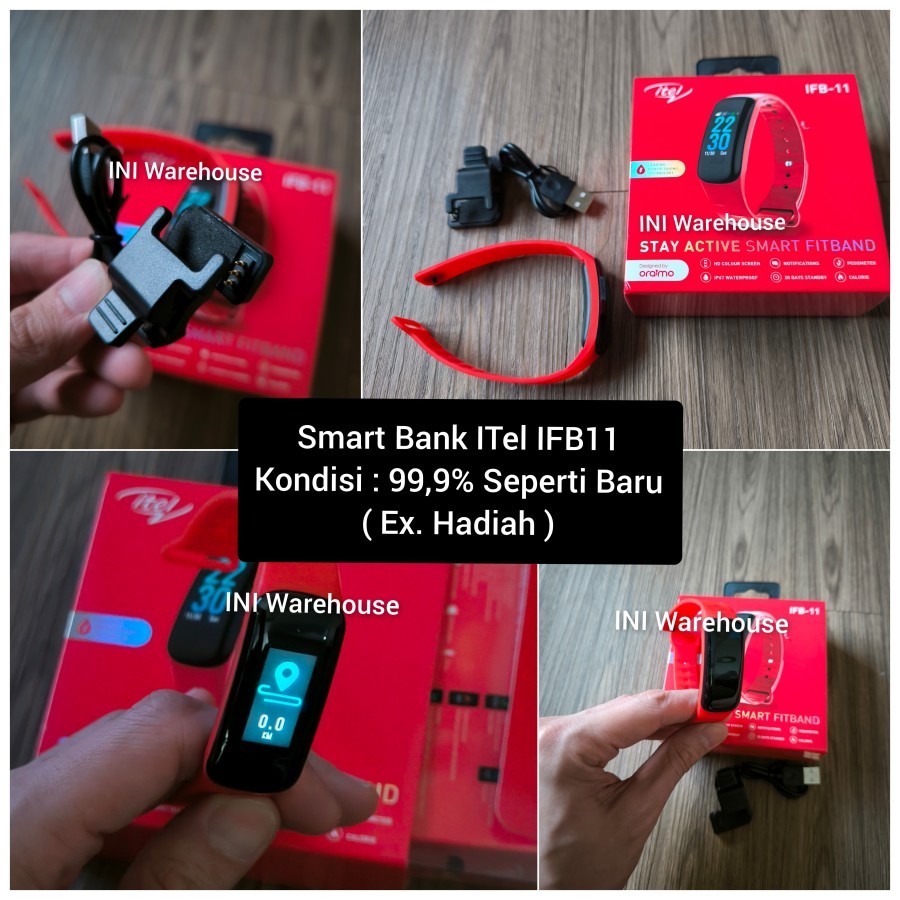 BARU Ex Hadiah ITel IFB11 IFB-11 Smart Band Smartband HD Color Display
