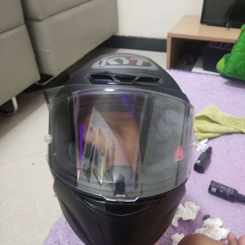 KYT TT Course Black Doff